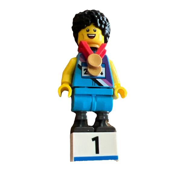 2024 Lego Sprinter Medals Series 25 col427 Minifigure - Picture 1 of 2